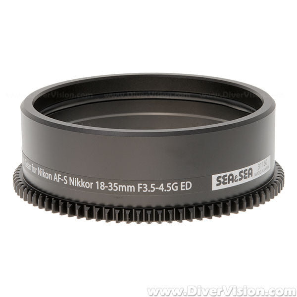 Sea&Sea Zoom Gear for Nikon AF-S NIKKOR 18-35mm f/3.5-4.5G ED Lens Sea&Sea Zoom Gear for Nikon AF-S NIKKOR 18-35mm f/3.5-4.5G ED Lens